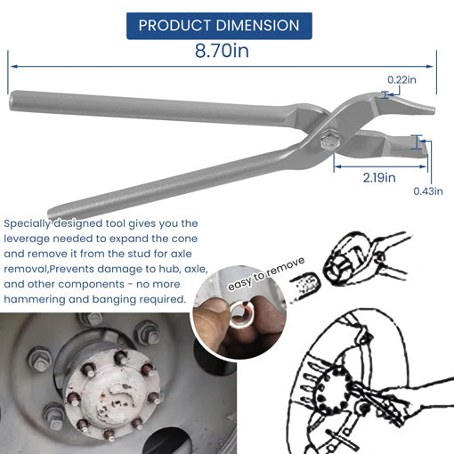 Axle Stud Cone Pliers