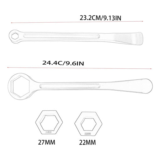 Universal Motorcycle Tire Iron Set Changing Tool Kit