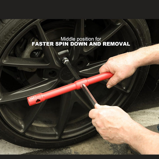 Super-strong 26" Universal Compact Lug Wrench Set