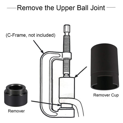 Ball Joint Service Adapter Set for Dodge Ram