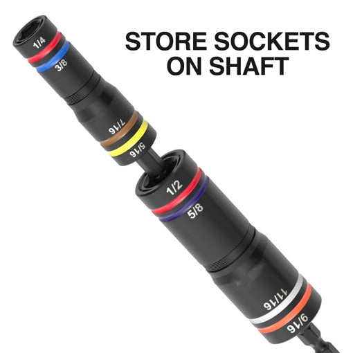 Heavy Duty Quad Socket Impact Flip Socket Set