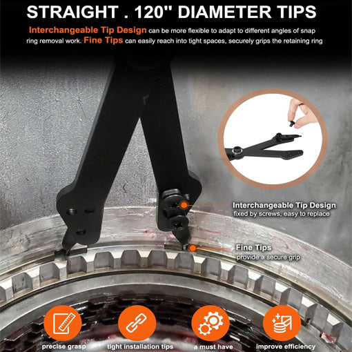 Heavy Duty 26" Transmission Internal Retaining Ring Pliers