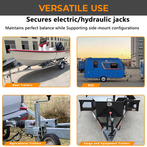 Trailer Tongue Jack Bolt-On Relocation Kit