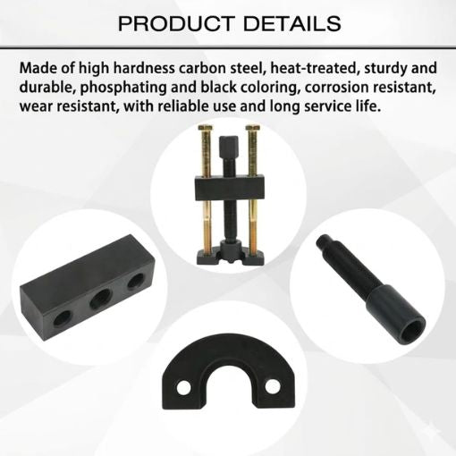 Motorcycle Transmission Mainshaft Bearing Inner Race Puller and Installer Set
