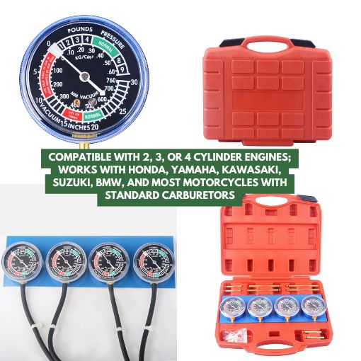 Motorcycle Carburetor Sync Tool Kit