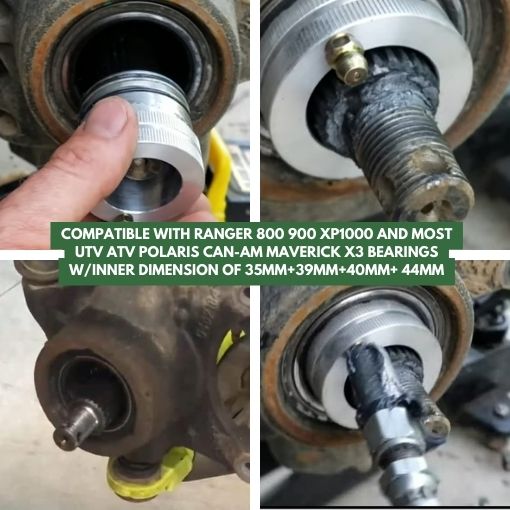 Wheel Bearing Greaser Tool Set for ATV and UTV Bearings