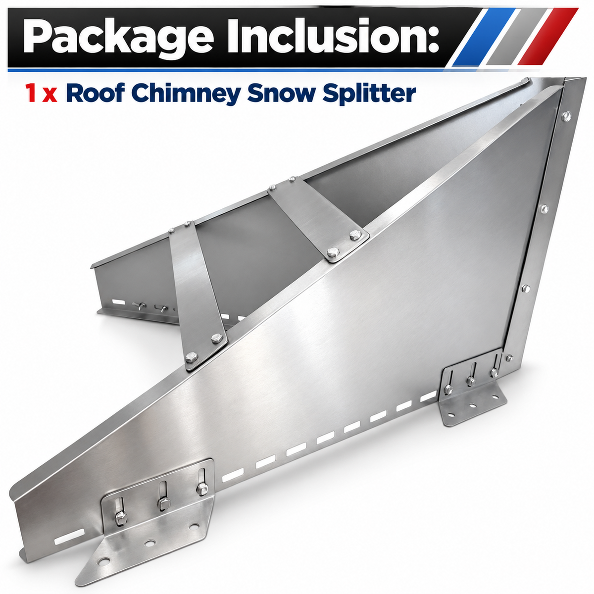 Roof Chimney Snow Splitter