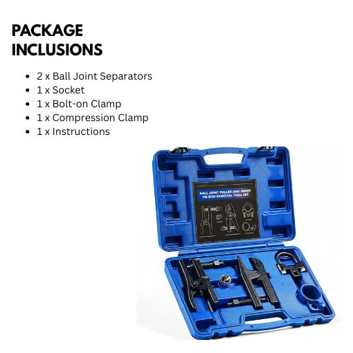 2-in-1 Inner Tie Rod End Tool & Ball Joint Separator Set