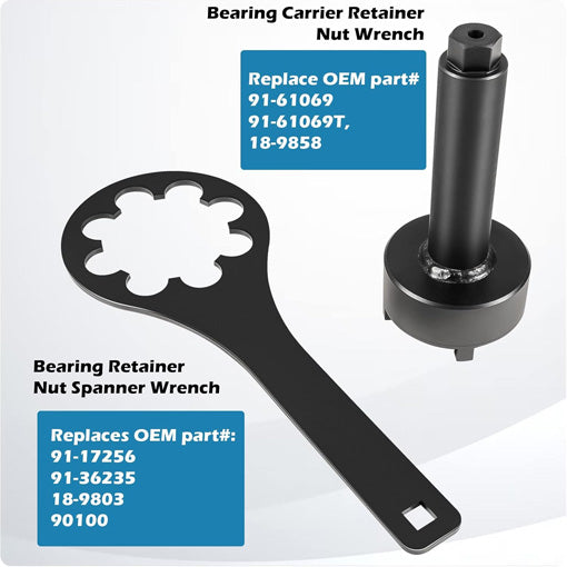 Bearing Carrier Nut Tool & Drive Spanner Wrench