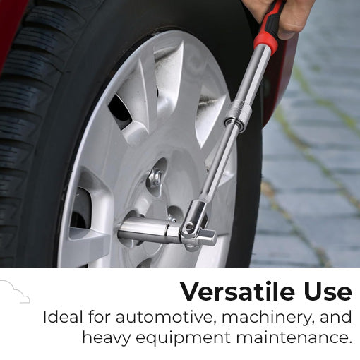 Dual Head 5-Gear Extendable Breaker Bar