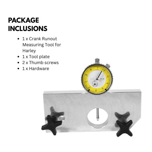 Crank Runout Measuring Tool for Harley