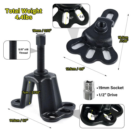 Universal Front Wheel Bearing Puller