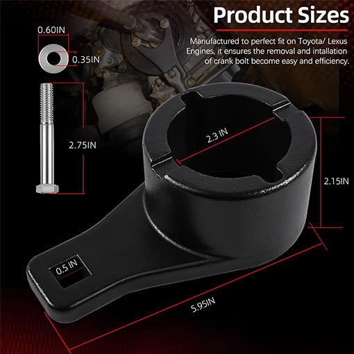 Crankshaft Damper Pulley Holding Holder Harmonic Tool