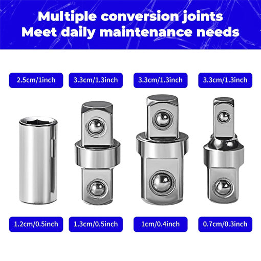 Zero-Degree Offset Extension Wrench Set