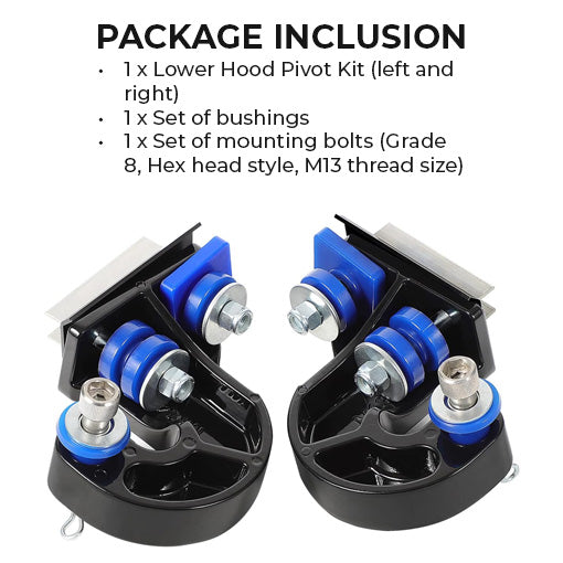 Lower Hood Pivot Kit