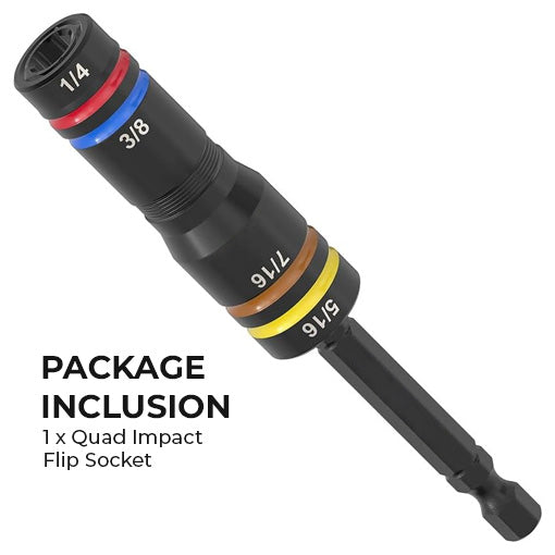 Quad Impact Flip Socket