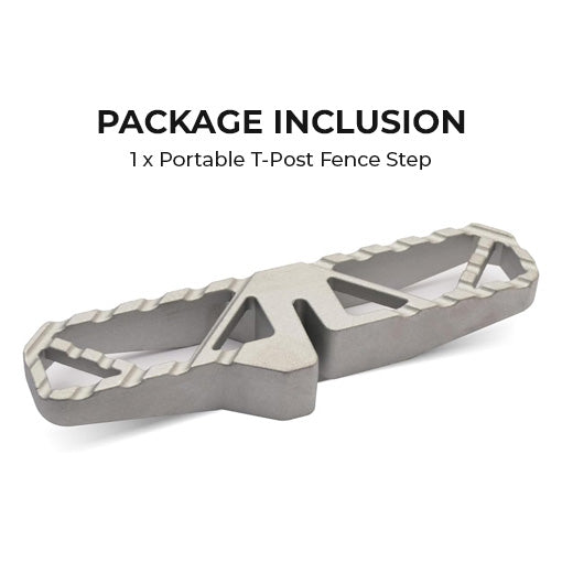 Portable T-Post Fence Step