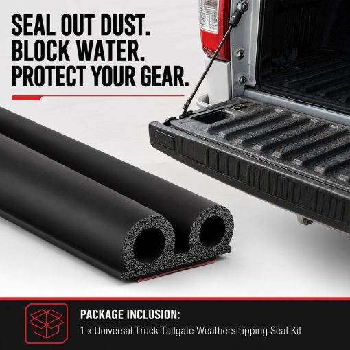 Universal Truck Tailgate Weatherstripping Seal Kit