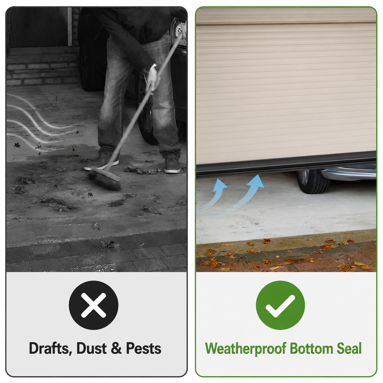 Garage Door Weatherstrip Bottom Rubber Seal