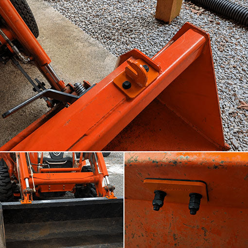 Heavy Duty 3/8" Tractor Bucket Grab Hooks