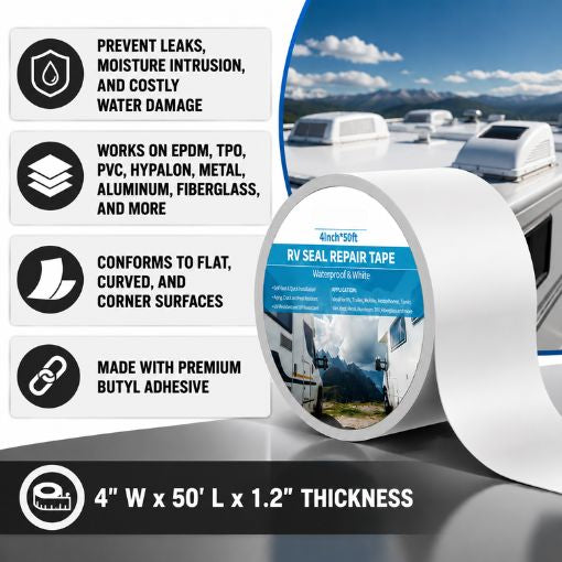 RV Weatherproof Sealant Roofing Tape
