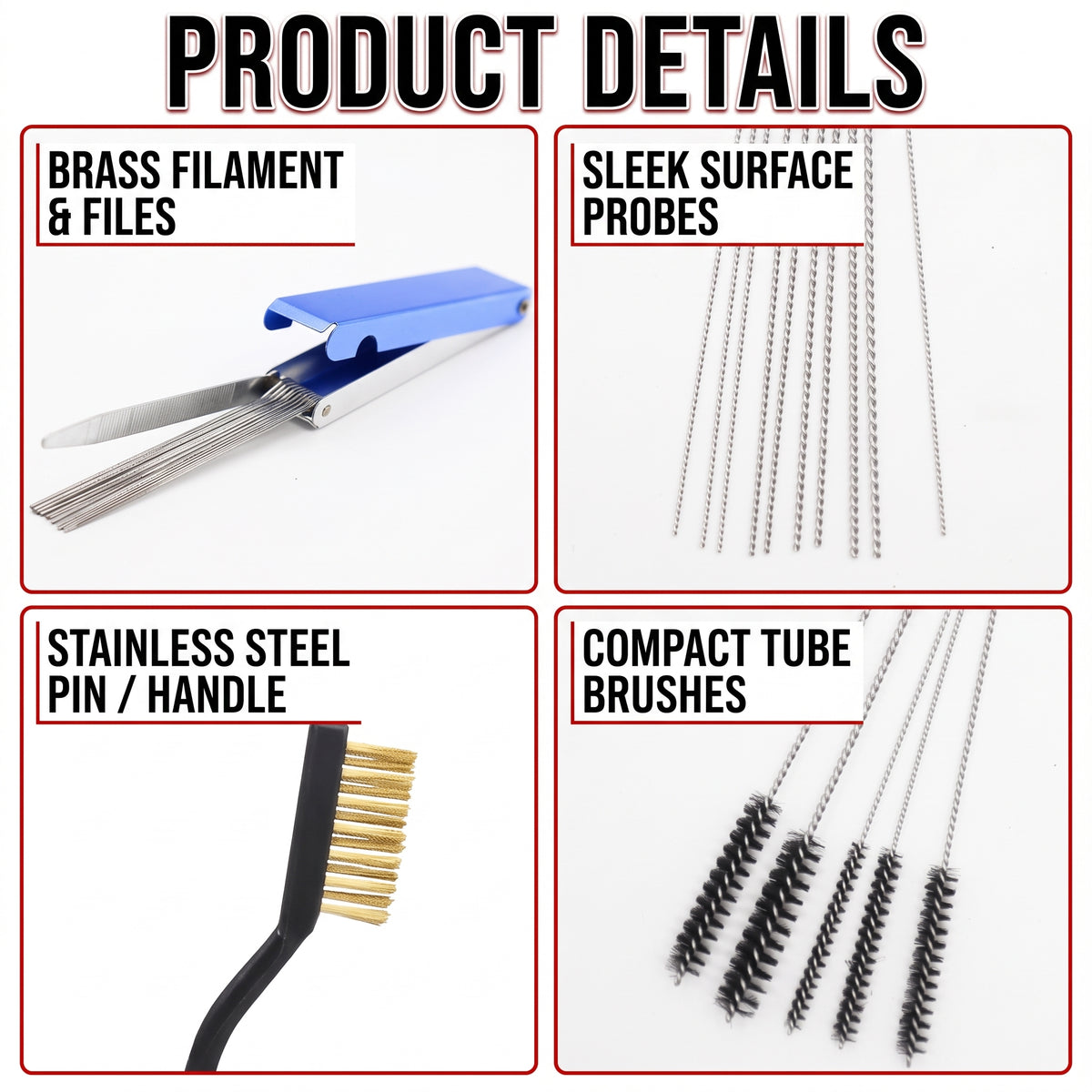9-Piece Universal Carburetor Cleaning Tool Kit