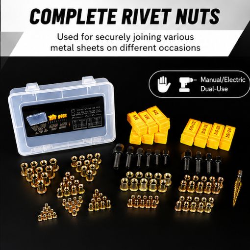 112Pcs Rivet Nut Tool Set