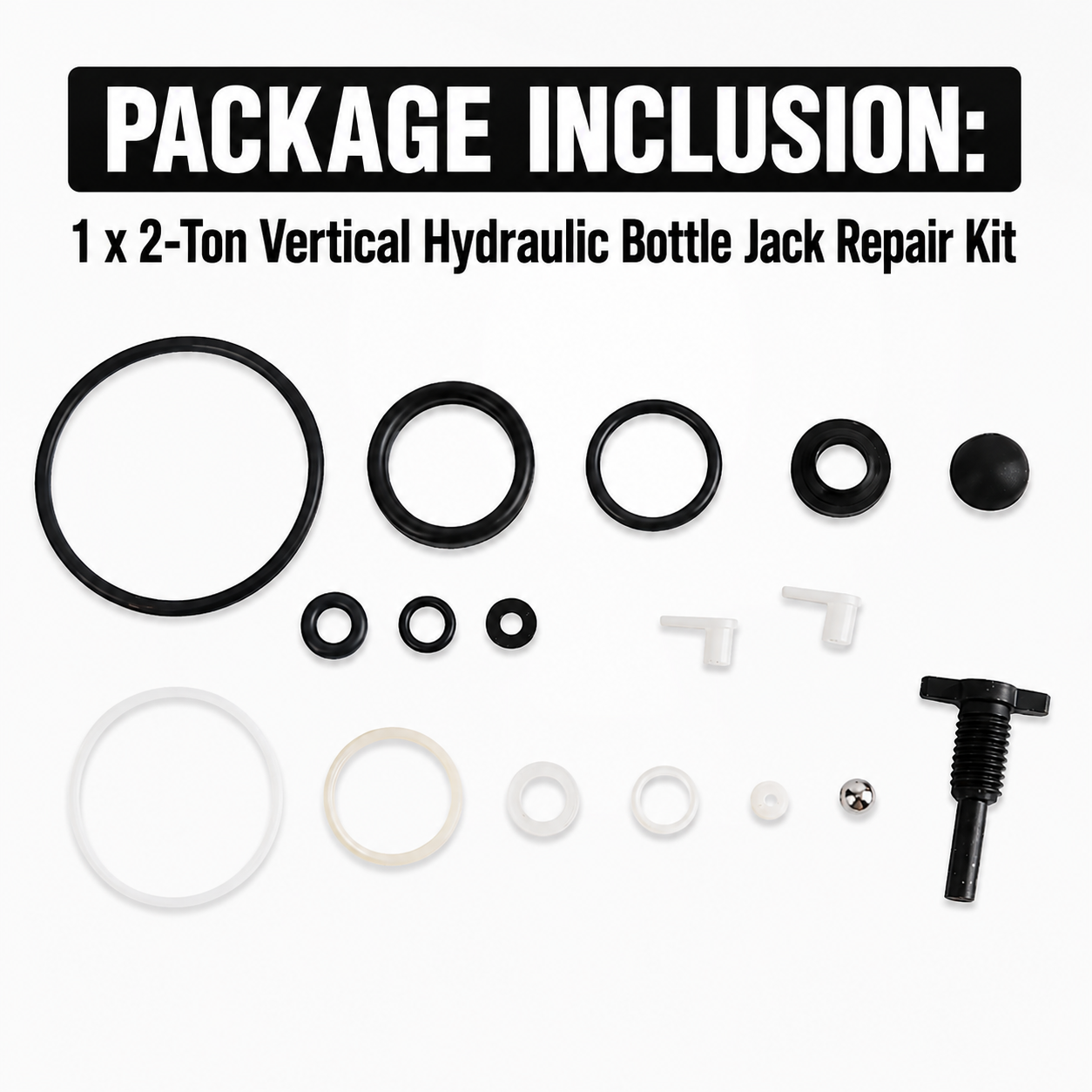 2-Ton Vertical Hydraulic Bottle Jack Repair Kit