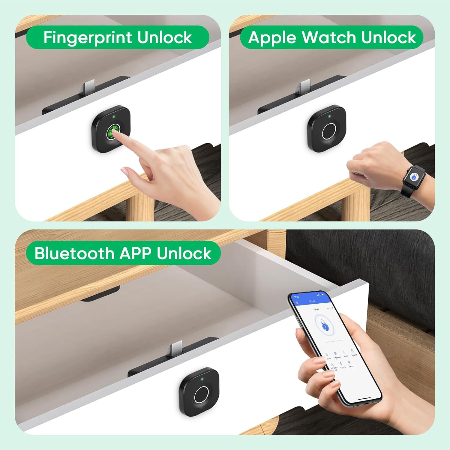 Bluetooth Fingerprint Cabinet Lock