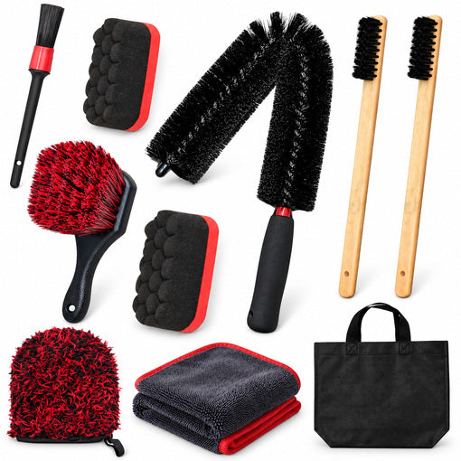 10PCS Car Engine Bay Cleaning Kit