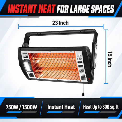 120V Adjustable Electric Garage Heater
