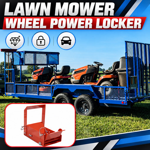 Bolt-On Lawn Mower Wheel Power Lock