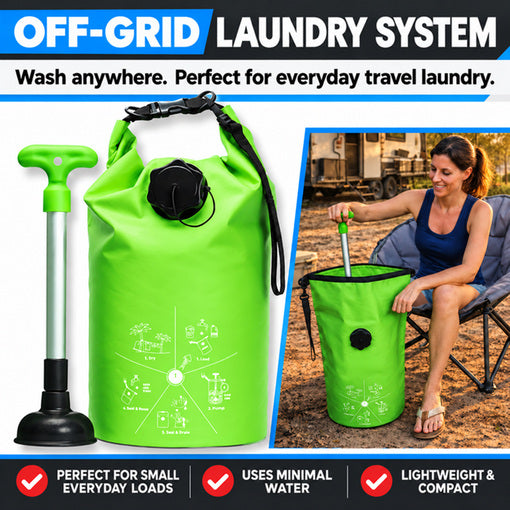 Portable Off-Grid Laundry Washing Machine