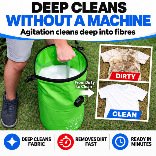 Portable Off-Grid Laundry Washing Machine