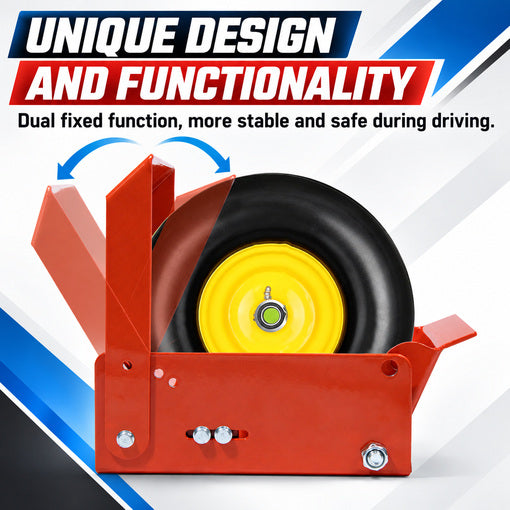 Bolt-On Lawn Mower Wheel Power Lock