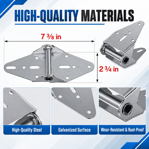 Garage Door Roller/Hinge/Top Bracket/Wire Rope Replacement Kit