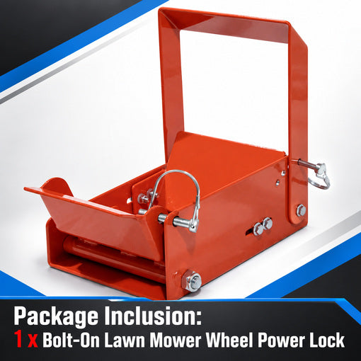 Bolt-On Lawn Mower Wheel Power Lock