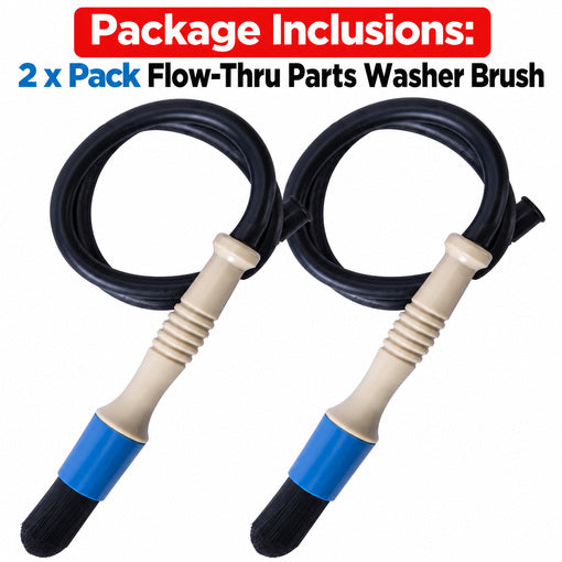 2-Pack Flow-Thru Parts Washer Brush