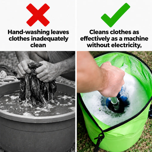 Portable Off-Grid Laundry Washing Machine