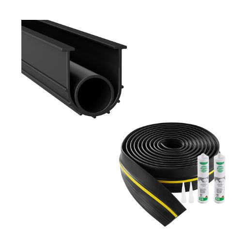 16 FT Garage Door Threshold and Bottom Seals Kit