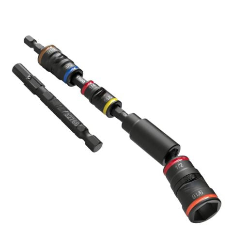 Impact Flip Socket Set with Swivel Adapter