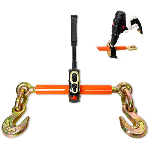 Drill-Powered Ratchet Load Binder