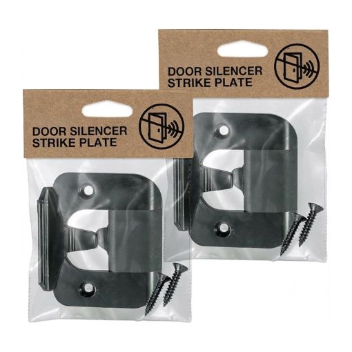 Anti-slam Door Silencer Strike Plate