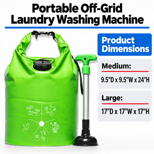 Portable Off-Grid Laundry Washing Machine