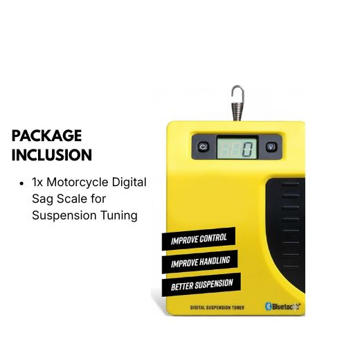 Motorcycle Digital Sag Scale for Suspension Tuning
