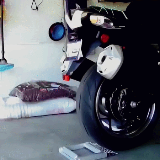 Aluminum Motorcycle Wheel Cleaning Stand