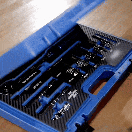 Magnetic Swivel Spark Plug Socket Set with Torque Wrench