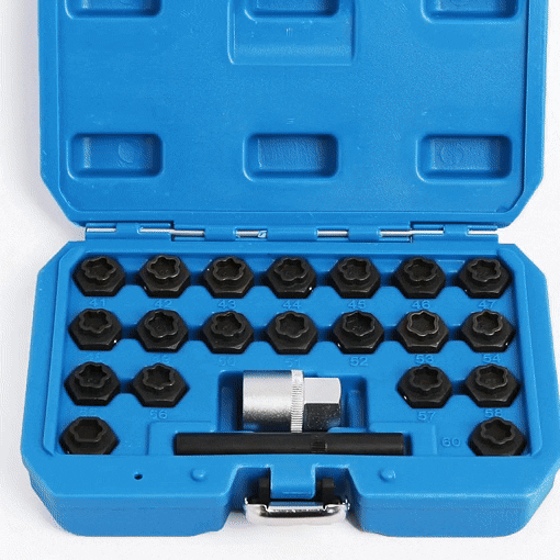 Anti-Theft Wheel Locking Bolt Nut Key Kit