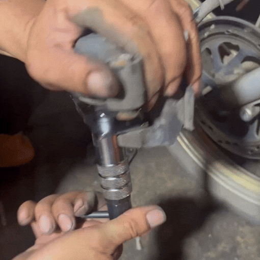 Heavy-Duty Motorcycle Brake Caliper Spreader Tool