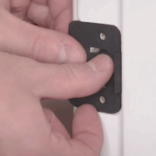 Anti-slam Door Silencer Strike Plate